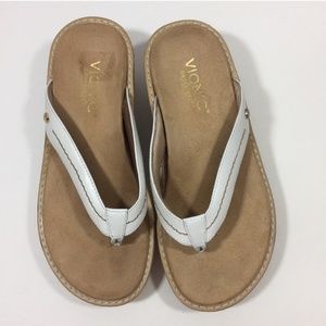 Bionics wedge flip flops